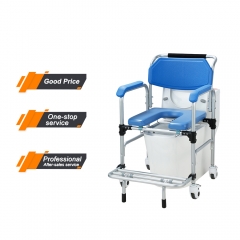 My-R098A Confortável WC Cadeira de rodas para pessoas com deficiência Cama de cadeira de rodas com assento